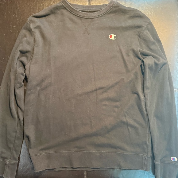 Set of 3 Size Large Champion Men's Crewneck Sweater - Black, Gray, and Burgundy. - Picture 4 of 4